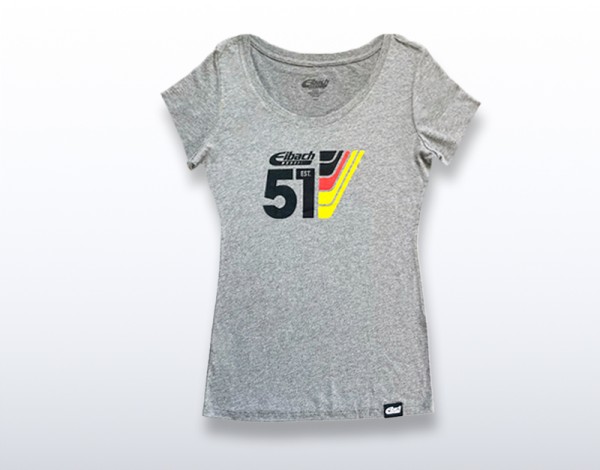 EIBACH T-SHIRT 51LINE DAMEN GRAU - GRÖSSE M - W9905-2-50
